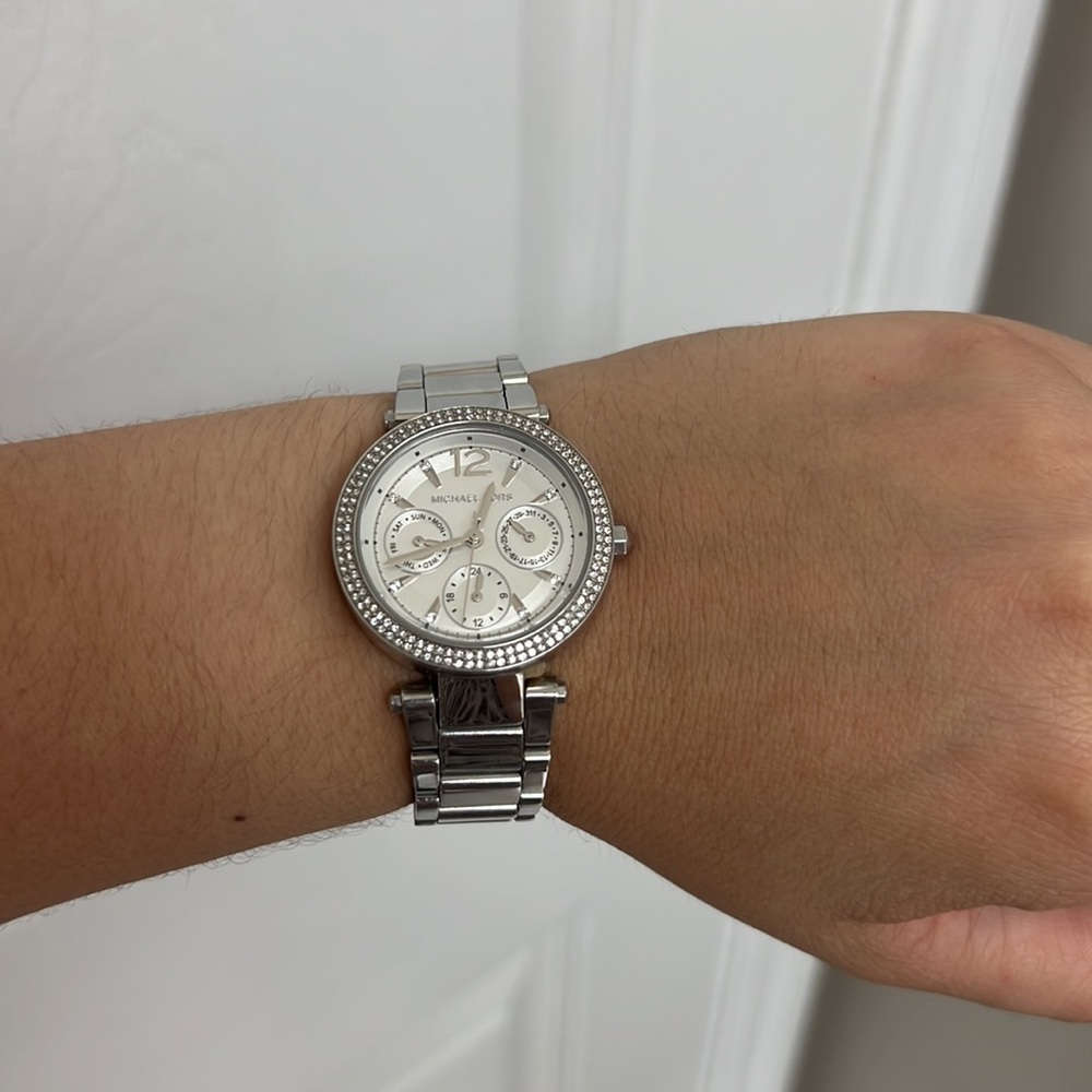 Silver Michael Kors watch